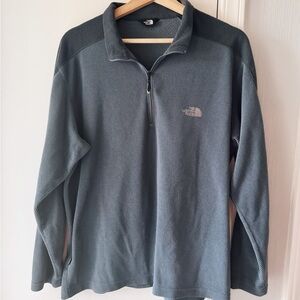 The North Face Gray Quarter-Zip Pullover